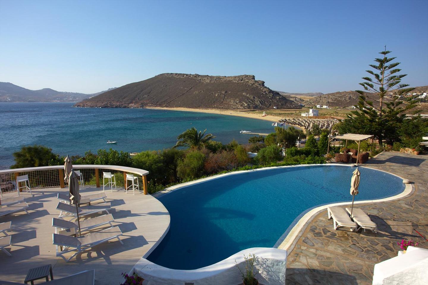Готель Albatros Club Mykonos Panormos  Екстер'єр фото