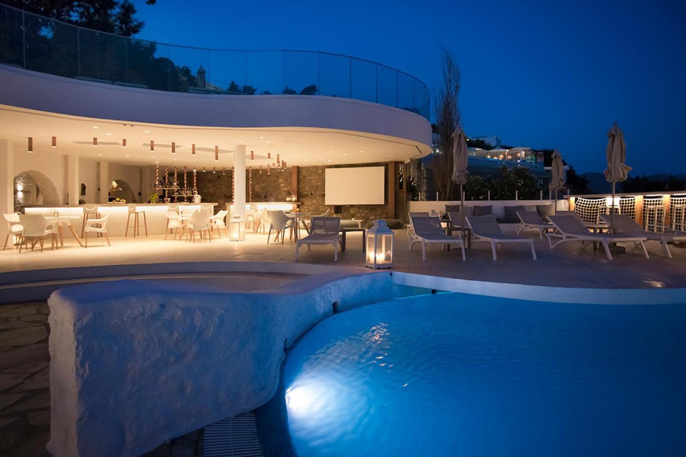 Готель Albatros Club Mykonos Panormos  Екстер'єр фото